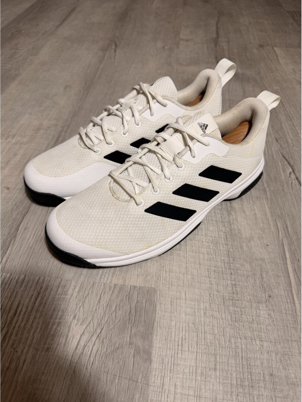 Adidas Game Spec Tennis Mens White Athletic Shoes Sneakers Size 11